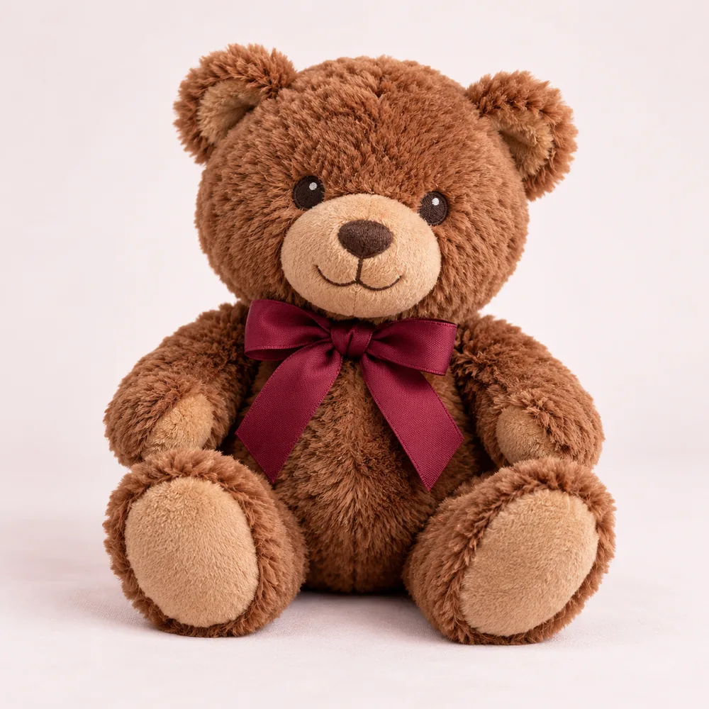 Peluche osito con moño